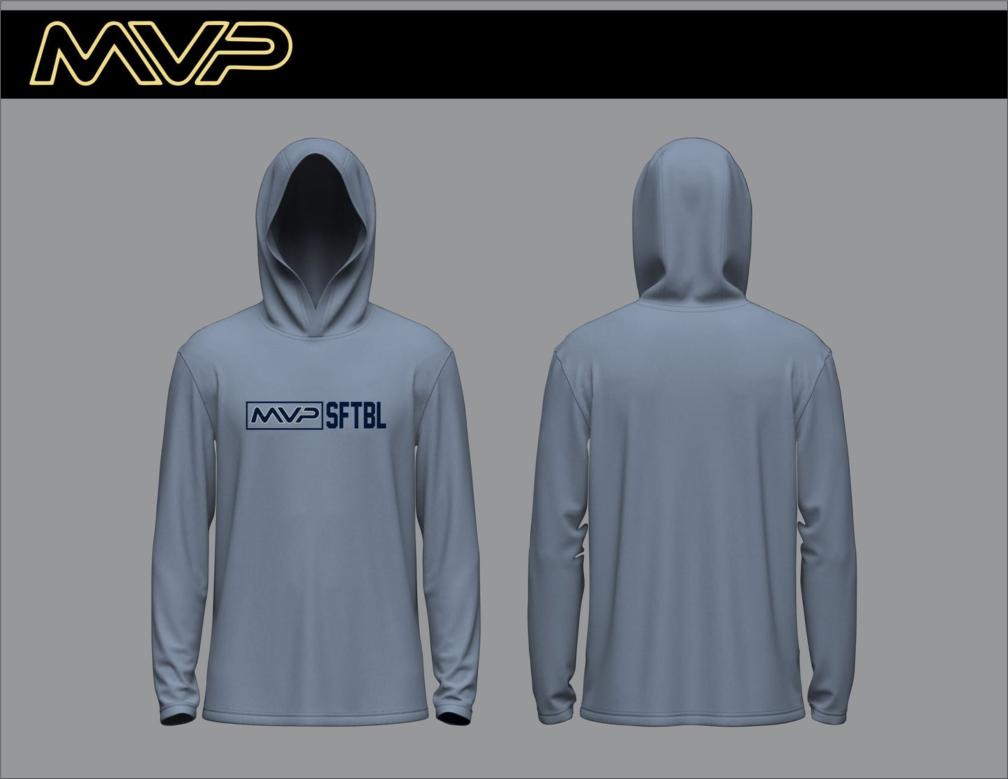 MVP SFTBL- Long Sleeve Hooded- SB