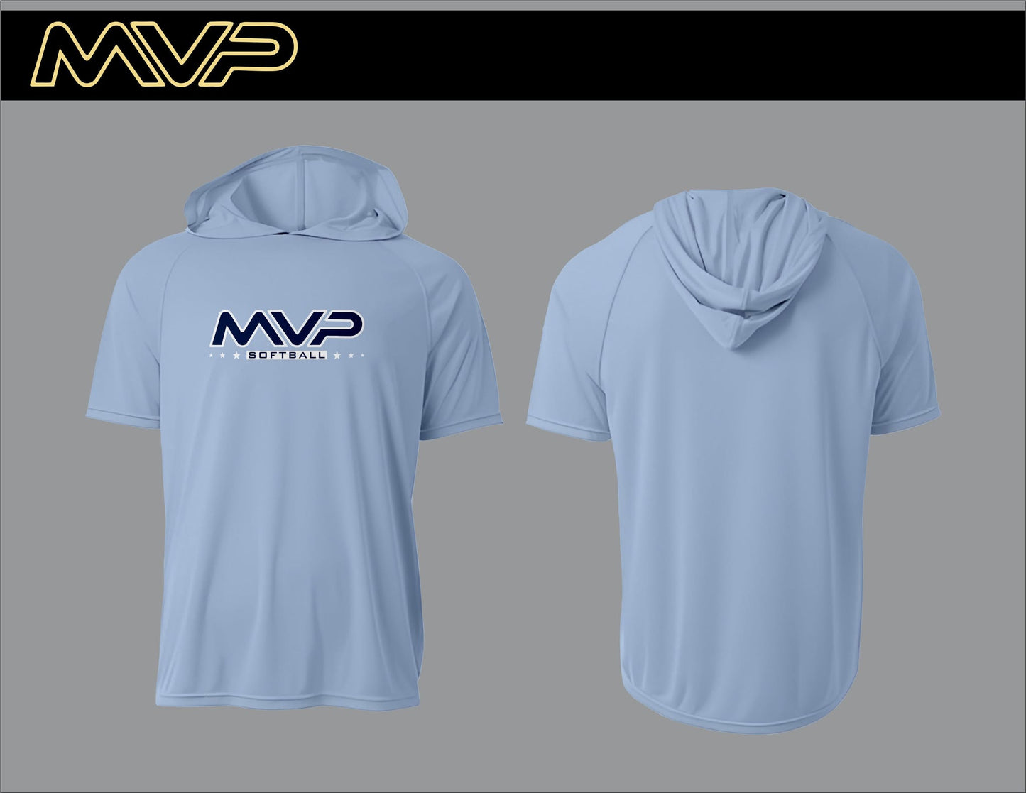 MVP Softball Hooded T-shirt-SB
