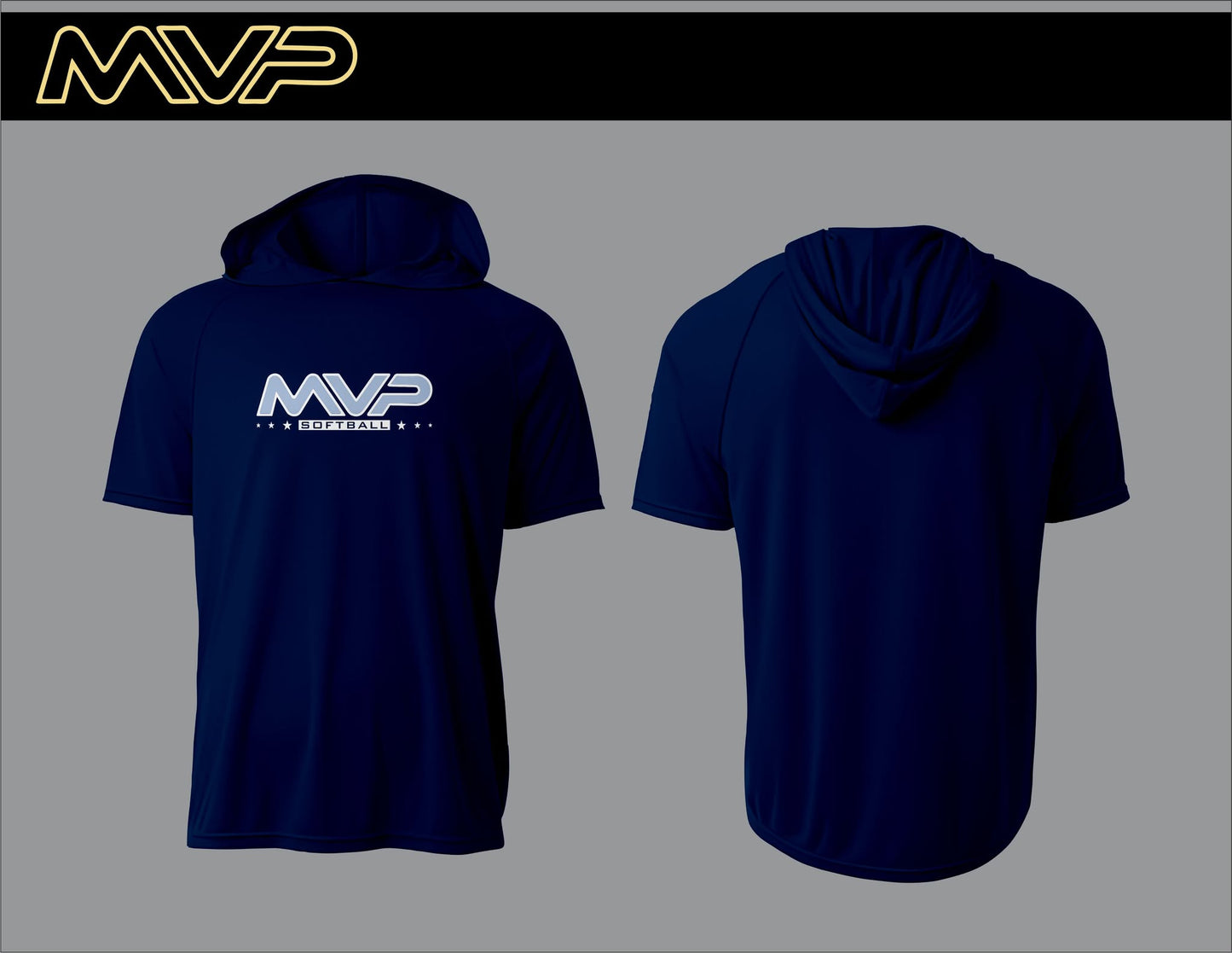 MVP Softball Hooded T-shirt-SB